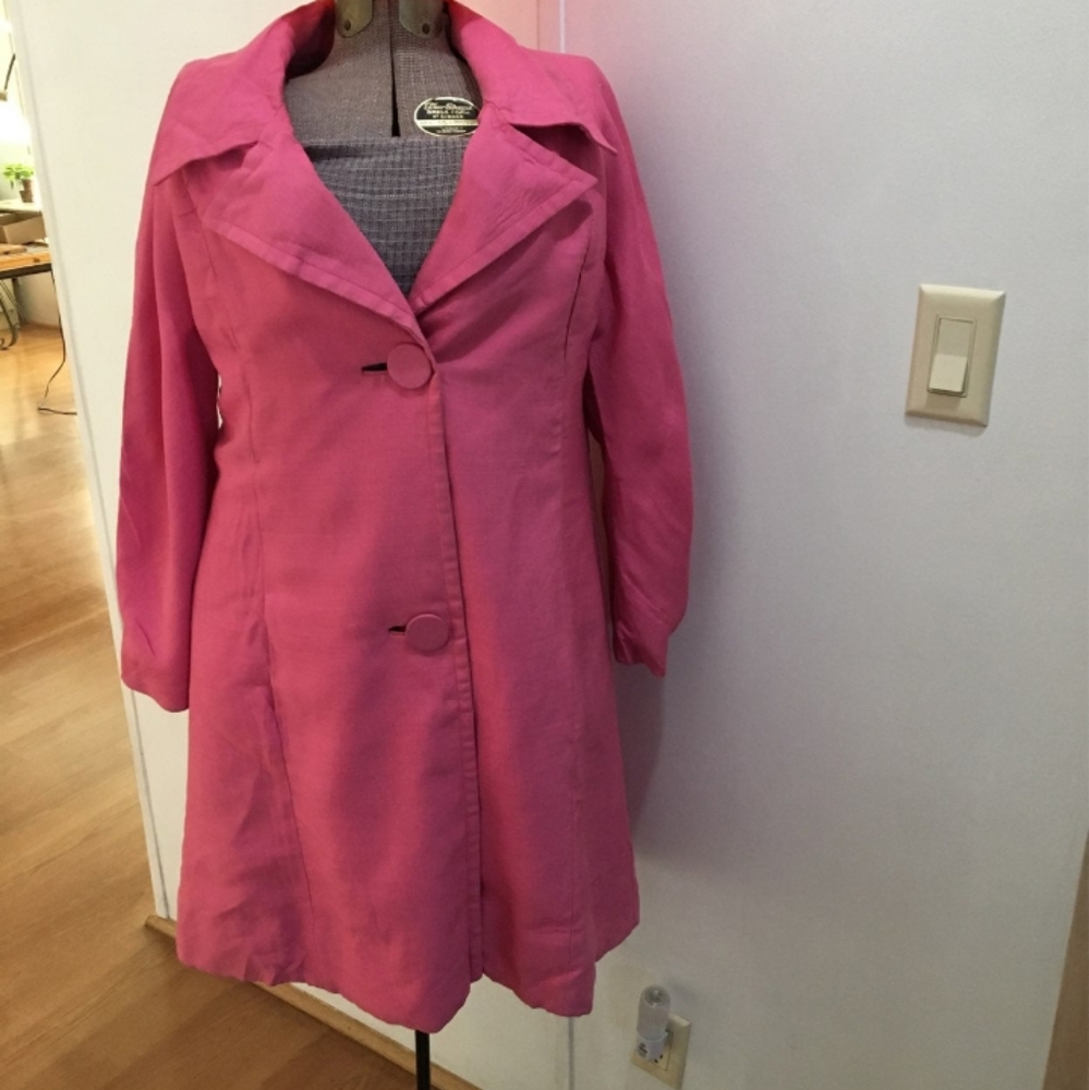Marguerite Rubel Retro Swing Jacket Silk Blend